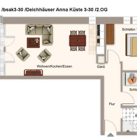 Deichhaeuser Anna Kueste Deichhaeuser Anna Kueste 3-30 Apartment Bensersiel